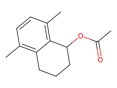(5,8-Dimethyl-1,2,3,4-tetrahydronaphthalen-1-yl) acetate structure