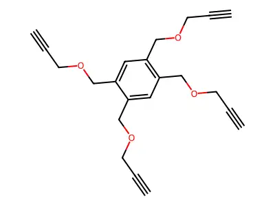 1,2,4,5-Tetrakis(prop-2-ynoxymethyl)benzene structure