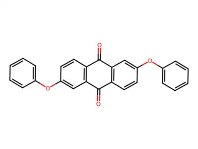2,6-Diphenoxy-9,10-anthraquinone structure