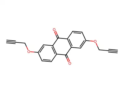 2,6-Bis(prop-2-ynoxy)anthracene-9,10-dione structure