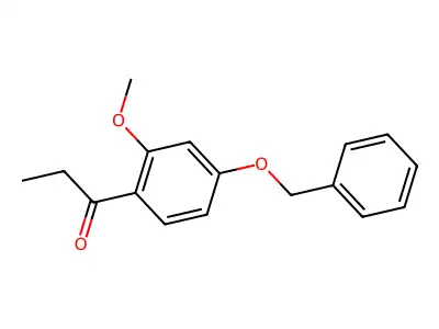 1-(2-Methoxy-4-phenylmethoxyphenyl)propan-1-one structure