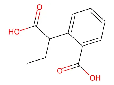 2-(1-carboxypropyl)benzoic Acid structure