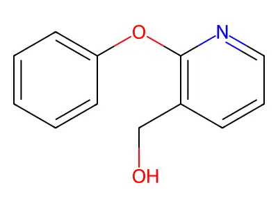 (2-Phenoxypyridin-3-yl)methanol structure