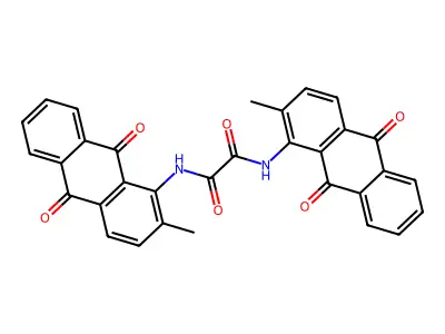 N1,N2-Bis(2-methyl-9,10-dioxo-9,10-dihydroanthracen-1-yl)oxalamide structure