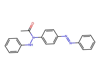 Acetic acid, 2-phenyl-1-[4-(2-phenyldiazenyl)phenyl]hydrazide structure