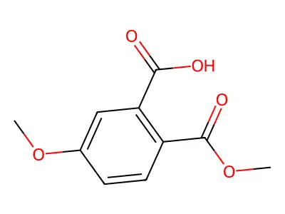 5-Methoxy-2-methoxycarbonylbenzoic acid structure