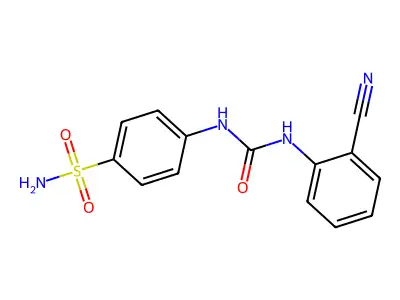 1-(2-Cyanophenyl)-3-(4-sulfamoylphenyl)urea structure