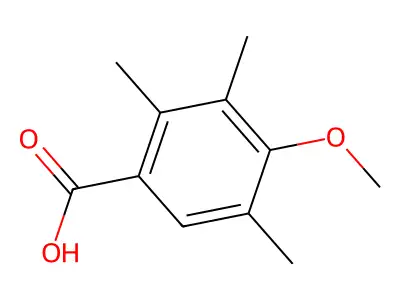 4-Methoxy-2,3,5-trimethylbenzoic acid structure