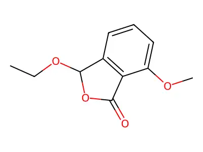 3-ethoxy-7-methoxyisobenzofuran-1(3H)-one structure