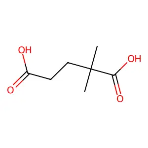 2,2-二甲基戊二酸 structure