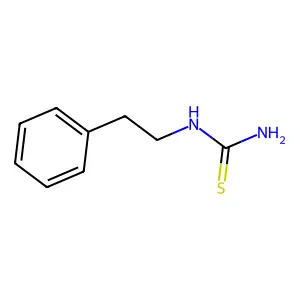 (1-Phenylethyl)thiourea structure