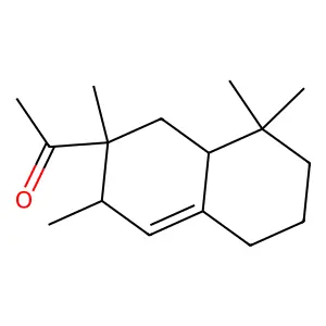 1-(2,3,8,8-Tetramethyl-1,2,3,5,6,7,8,8a-octahydronaphthalen-2-yl)ethanone structure
