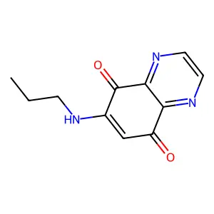 6-(Propylamino)quinoxaline-5,8-dione structure