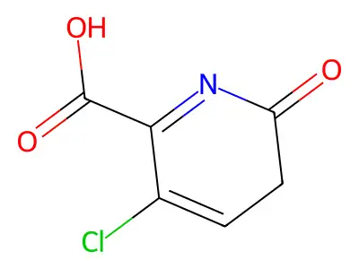 3-Chloro-6-hydroxypicolinic acid structure