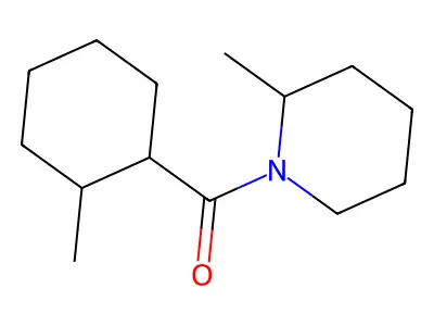 2-Methyl-1-((2-methylcyclohexyl)carbonyl)piperidine structure