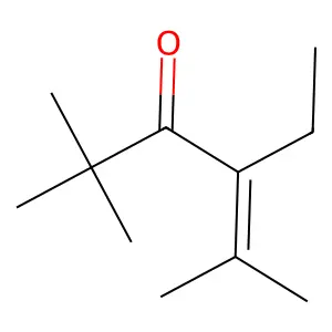 4-Hexen-3-one, 4-ethyl-2,2,5-trimethyl- structure