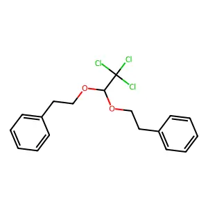 三氯乙醛二(苯乙基)缩醛 structure