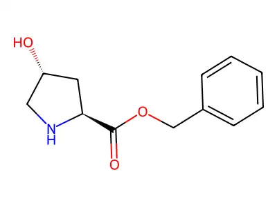 Benzyl 4-hydroxypyrrolidine-2-carboxylate structure