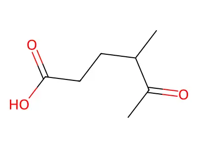 4-Methyl-5-oxohexanoic acid structure