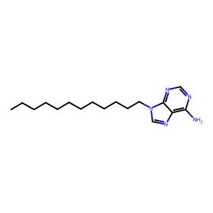 9-Dodecyl-9H-purin-6-amine structure