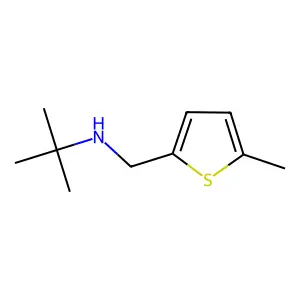 N-(tert-butyl)-N-[(5-methyl-2-thienyl)methyl]amine structure