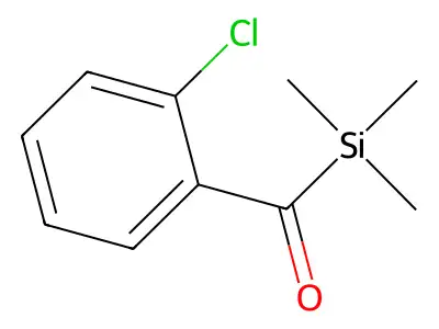 (2-Chlorophenyl)(trimethylsilyl)methanone structure