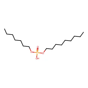 磷酸癸基辛酯 structure
