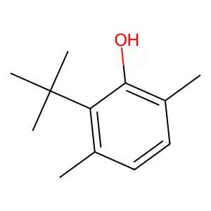 Phenol, 2-(1,1-dimethylethyl)-3,6-dimethyl- structure