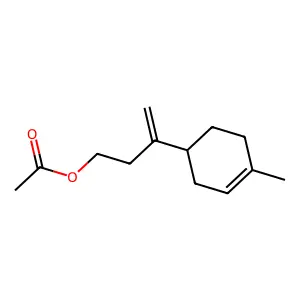 3-(4-Methylcyclohex-3-enyl)but-3-enyl acetate structure