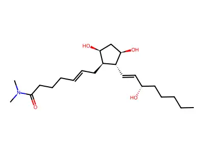 prostaglandin F2alpha N-dimethylamide structure