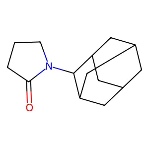 2-Pyrrolidinone, N-(2-adamantyl)- structure