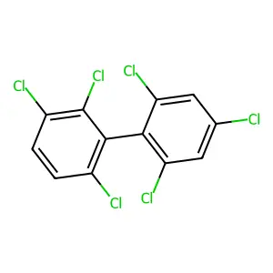 2,2',3,4',6,6'-Hexachlorobiphenyl structure