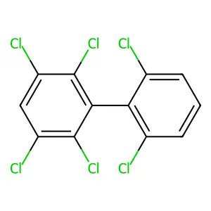 2,2',3,5,6,6'-Hexachlorobiphenyl structure