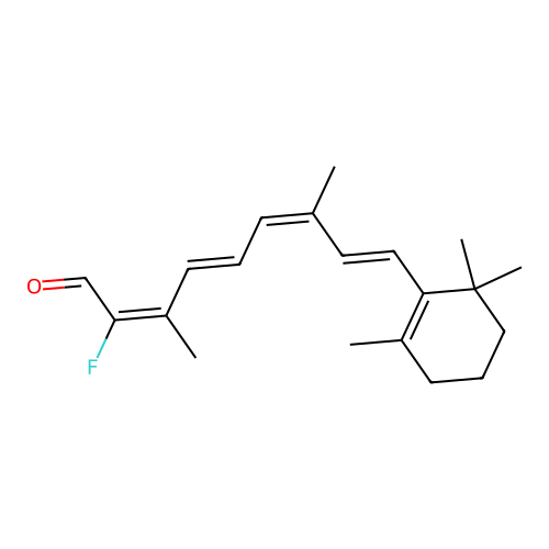 14-Fluororetinal structure