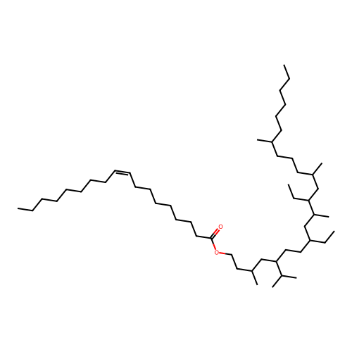 (8,11-diethyl-3,10,13,17-tetramethyl-5-propan-2-yltricosyl) (Z)-octadec-9-enoate structure