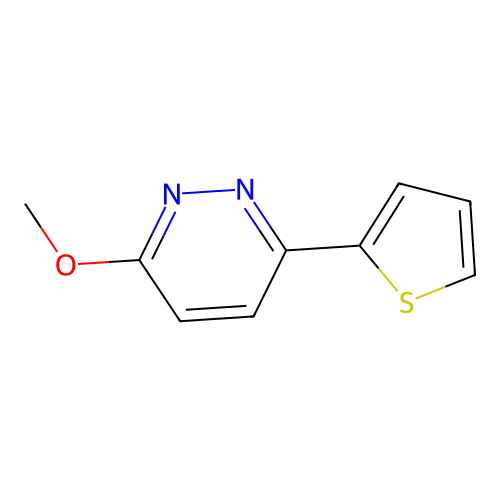 3-Methoxy-6-(thiophen-2-yl)pyridazine structure