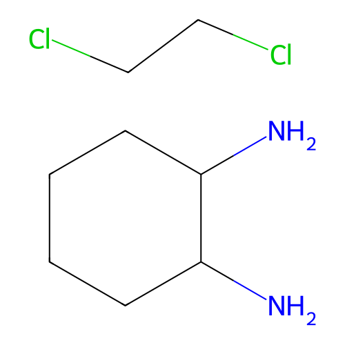 Cyclohexane-1,2-diamine--1,2-dichloroethane (1/1) structure