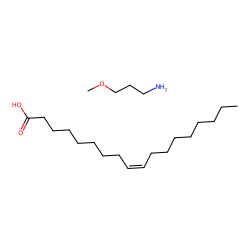 9-Octadecenoic acid (9Z)-, compd. with 3-methoxy-1-propanamine (1:1) structure