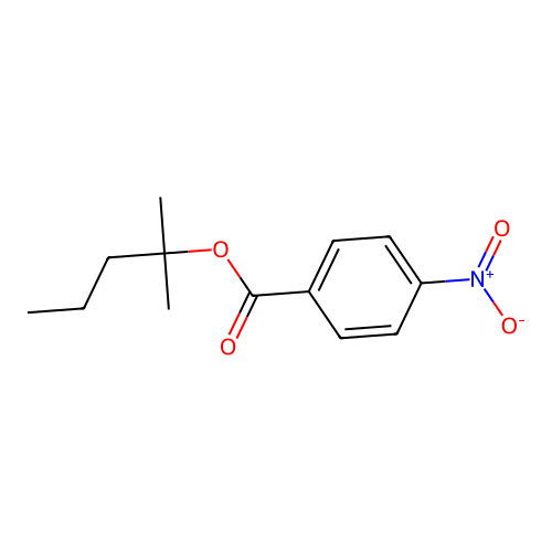 2-Methylpentan-2-yl 4-nitrobenzoate structure