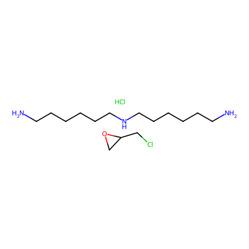(C12-H29-N3.C3-H5-Cl-O)x-.x-Cl-H structure