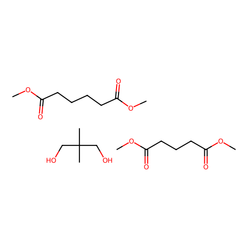 Dimethyl hexanedioate;dimethyl pentanedioate;2,2-dimethylpropane-1,3-diol structure
