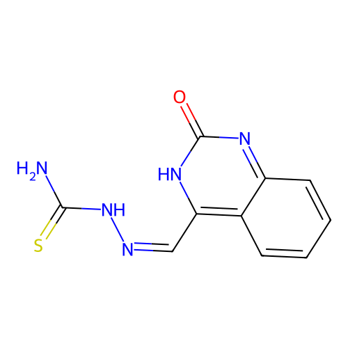 [(Z)-(2-oxo-3H-quinazolin-4-yl)methylideneamino]thiourea structure