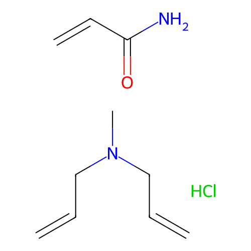 (C7-H13-N.C3-H5-N-O.Cl-H)x- structure