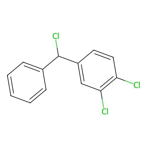 1,2-Dichloro-4-[chloro(phenyl)methyl]benzene structure