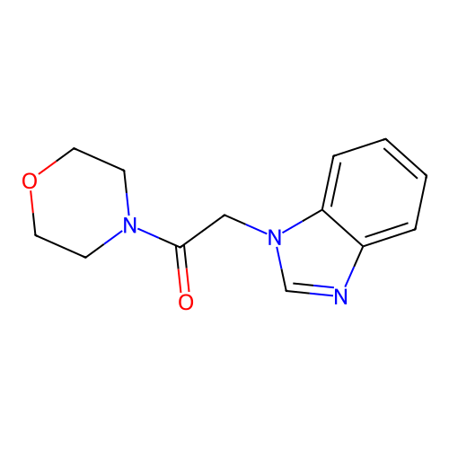 2-(Benzimidazol-1-yl)-1-morpholin-4-ylethanone structure