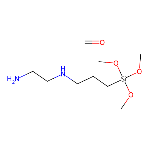 Formaldehyde--N~1~-[3-(trimethoxysilyl)propyl]ethane-1,2-diamine (1/1) structure