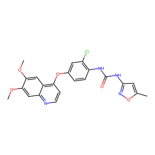 Tivozanib structure