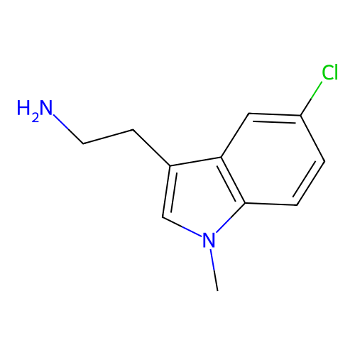 2-(5-Chloro-1-methyl-1H-indol-3-yl)-ethylamine structure
