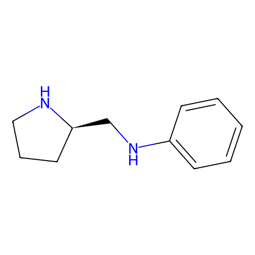 (R)-(-)-2-(Anilinomethyl)pyrrolidine structure