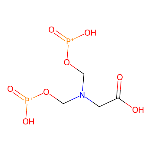 Glycine, N,N-bis[[(hydroxyphosphinyl)oxy]methyl]- structure